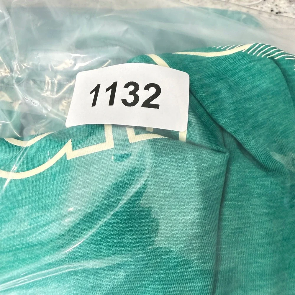 Adidas Boys XL‎ 18/20 Aeroready Green Heathered Graphic Logo T-Shirt AA6687